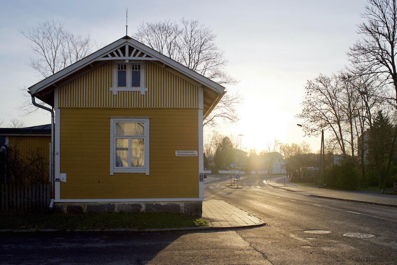 Wooden house in Martti in Turku.